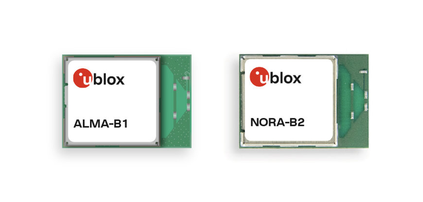u-blox incorporates newest Nordic Semiconductor Bluetooth chips in two new compact modules